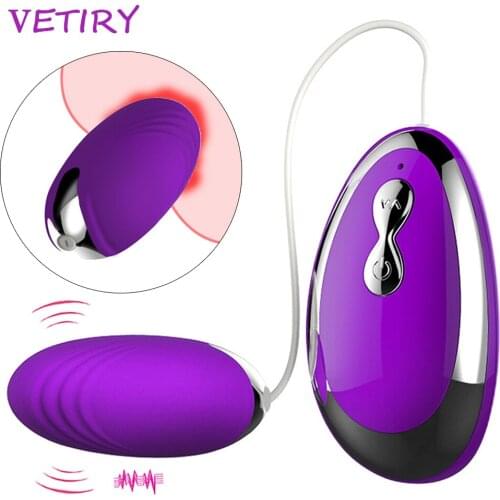 VETIRY 20 Speed Vibrator Remote Control Vibrating Egg Clitoris Simulator G-spot Massage Sex Toys for Women Female Masturbation