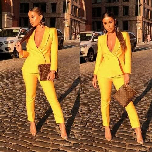 Yiwumensa Women's Trouser Suits With A Jacket