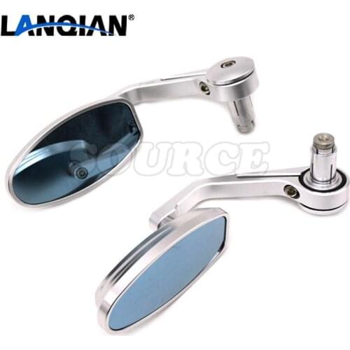 7/8" Accessories Motorcycle Rearview Mirror Round Handle Bar End Mirror Rear Side Mirror for Yamaha YZF R6 05 06 07 08 09 101112