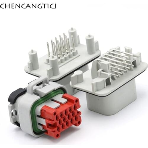 1 Set 14 Pin Way AMP Seal Tyco Automotive ECU Connector PCB Plug Car Male or Female Socket 776266-4 776273-4 776262-4