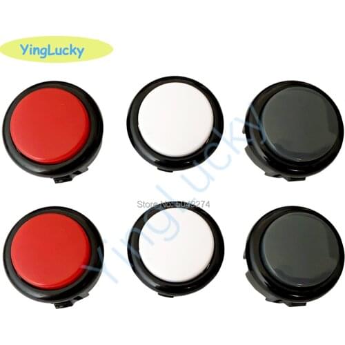Yinglucky 10pcs Arcade Button 30mm Push Buttons Switch Replace For Arcade Copy Sanwa Button Mame KOF Games Parts Accessories