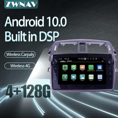 FOR TOYOTA Corolla 2006-2013 Car radio player Android 10 PX6 64GB GPS Navigation Multimedia Player Radio