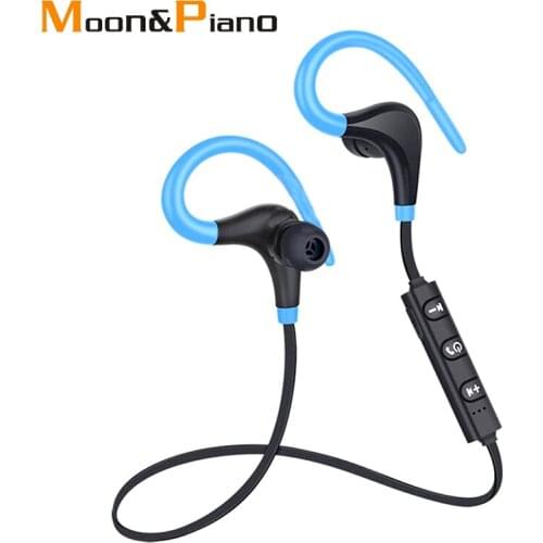 Bluetooth Headset Wireless Earphone Sports Style Earphones For Universal Small Mobile Phone Put TF Card With Microphone