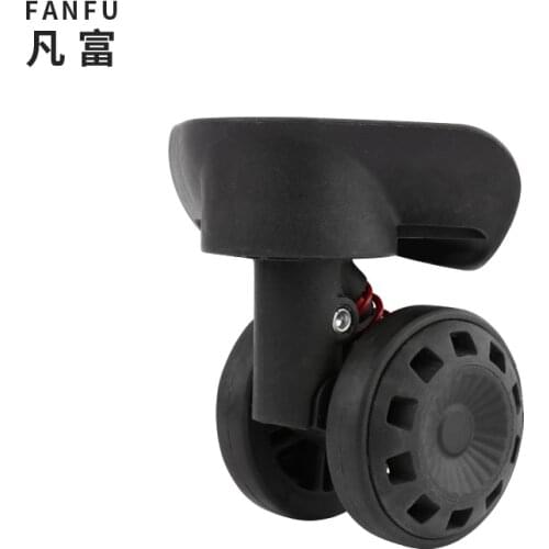 Luggage Replacement Wheels Suitcases Repair 360 Degree Universal Casters Parts Black Suitcase Repair Wheel Roller Damping Caster