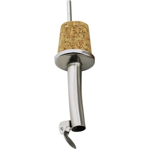 Wooden Wine Bottle Cork Pourer Oil Champagne Bottle Stopper Plug Beer Pourers For Wedding Party Birthday Wine-tasting Tools