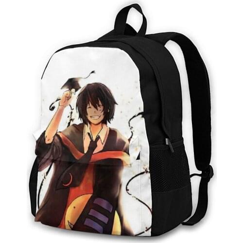 Assassination Classroom Backpacks Funny Polyester Summer Backpack Teen Print Bags