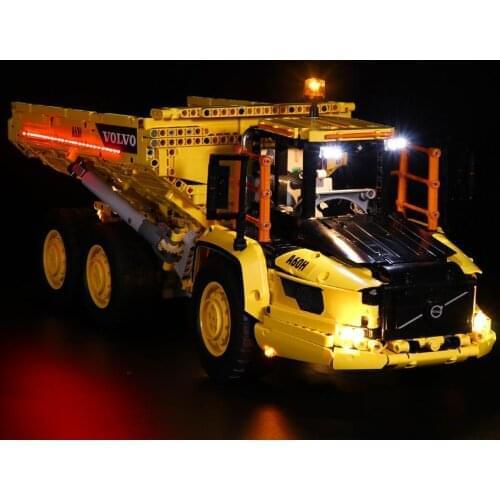 LED Lighting Kit For 42114 6x6 Volvo Articulated Hauler decorate your block toys as you like (led lighting only, No blocks)