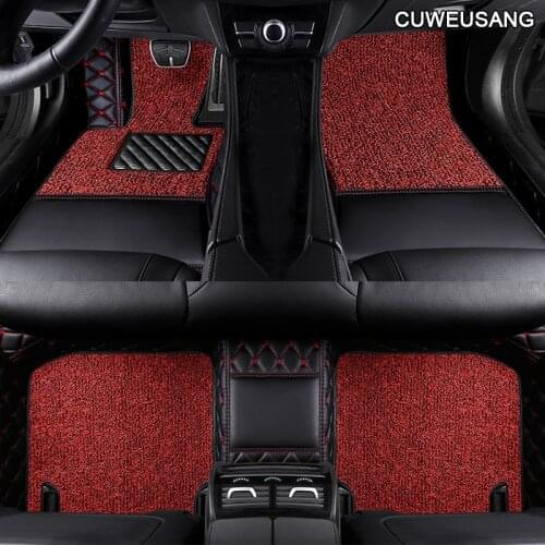 CUWEUSANG Custom Car floor Foot mat For citroen c5 c4 picasso c-elysee DS4 5 6 car accessories waterproof carpet rug floor line
