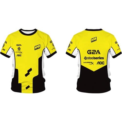 Summer New Navi T-Shirt Men Women Tees Tops Jersey game player Esports Team T-Shirt Game CSGO Pro Player Streetwear Uniform