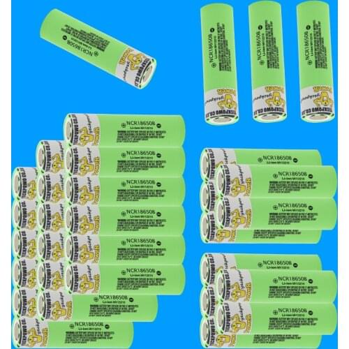 Rechargeable 18650 battery lithium batteries li-ion 3400mah 3.7V ncr18650b ION akkumulator Russian Warehouse Fast delivery