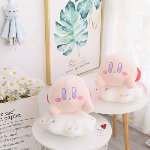 Kawaii Kirby Adventure Game clouds plush toys game periphery Soft sofa cushions Birthday gifts for girl