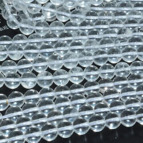 Natural Quartz with Inclusion Loose Round Beads 8mm, A-AB quality