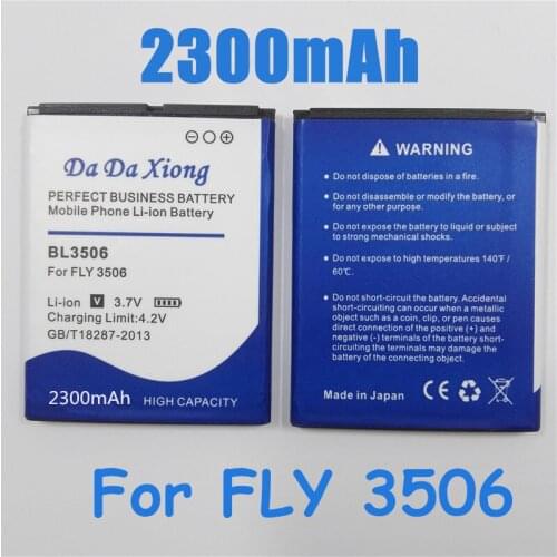 New 2300mAh BL3506 Li-ion Phone Battery for FLY E154 battery