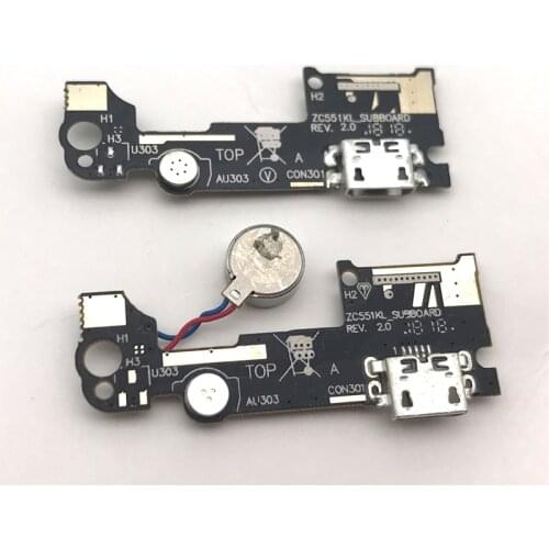 New Micro Dock Connector PCB Board USB Charging Port Flex Cable For Asus Zenfone 3 Laser ZC551KL Repair Parts