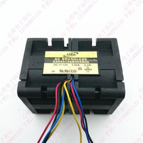 ADDA AS04012XB565B00 DC 12V 1.20A 40x40x56mm Server Cooling Fan