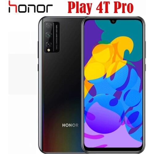 Original Official Honor Play 4T Pro Smartphone Kirin 810 Octa Core 6.3inch OLED 48MP Triple Cam Super Charge Android 9 4000Mah