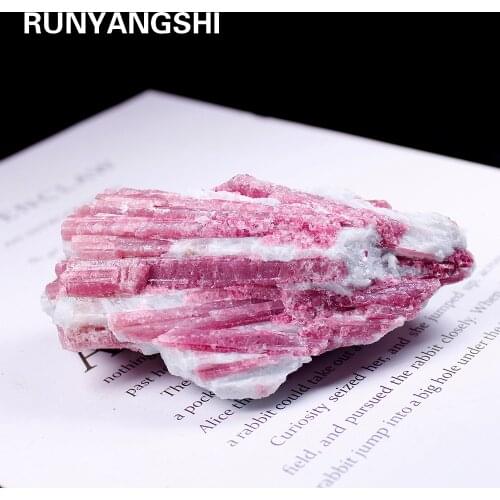 70-300g Natural Tourmaline of plum blossom crystal cluster Mineral Specimen Healing Stones For Teaching Dream Home Decor