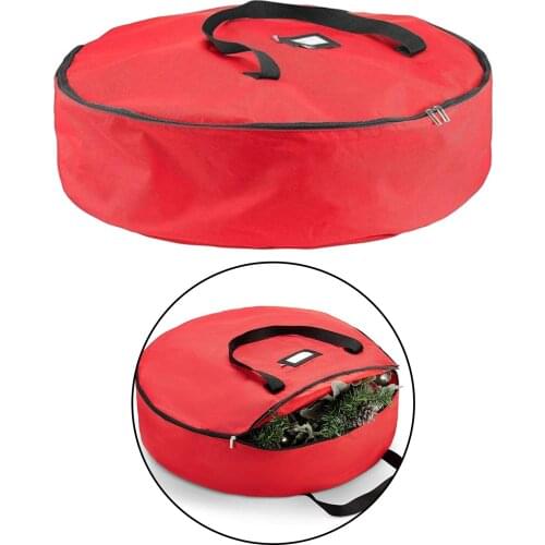 ChristmasTree Storage Bag Round Waterproof Bag for Christmas Decorations