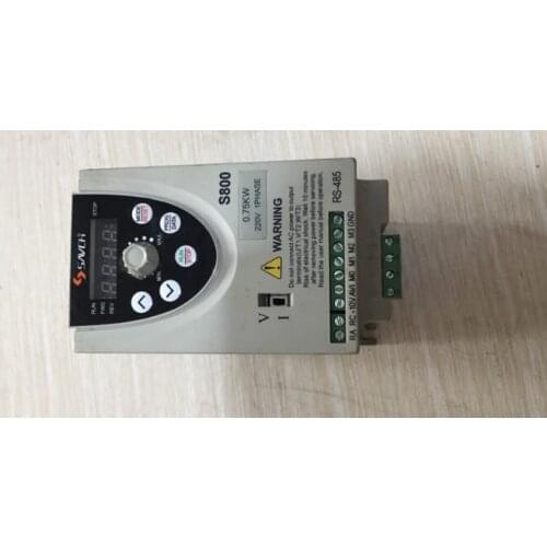 S800-2S0.75G 220V 0.75KW inverter , used in good condition . 80% appearance new , good working , free shipping