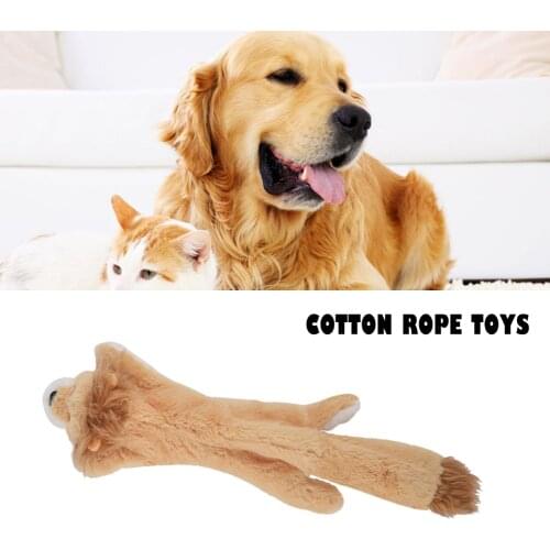 Cute Plush Pet Toys Animal Shape Design Squeaky Toy Training Play Tease Chew Whistling Supplies Pet Products