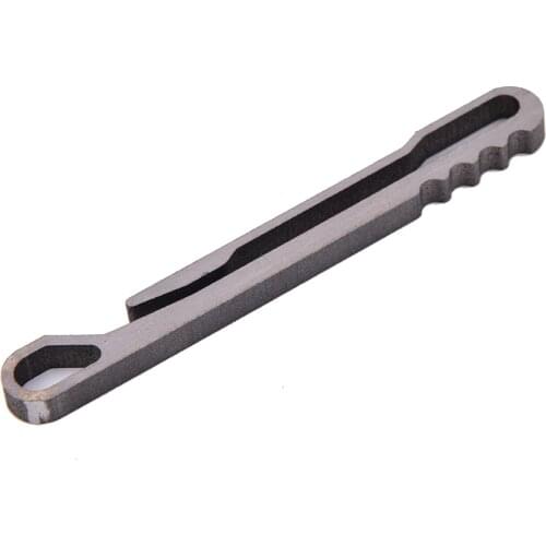 Outdoor Pocket Clip Titanium Alloy EDC Key Ring Belt Clip Quick Draw Keychain Hanging Buckle