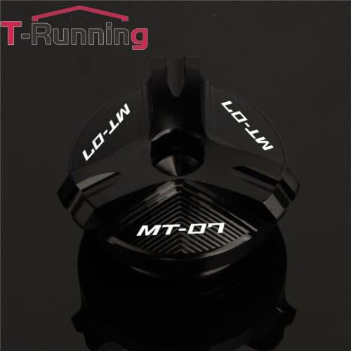 Motorcycle CNC High Quality Engine Oil Filler Cup Plug Cover For YAMAHA MT07 MT-07 FZ07 MT 07 2014 2015 2016 2017 2018 2019 2020