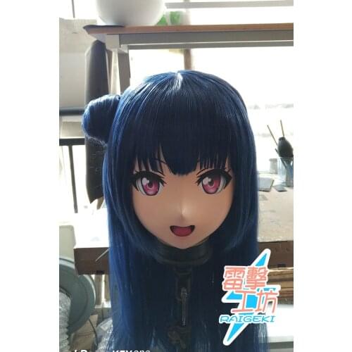 X-KM184)Quality Handmade Female/Girl Resin Japanese Cartoon Character Animego Cosplay Kigurumi Mask Crossdresser