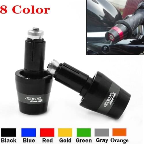 7/8'' Motorcycle Handlebar Grip Handle Bar Cap Ends Counterweight Plug Slider For Honda CBR600RR CBR 600RR CBR 600 RR All Years