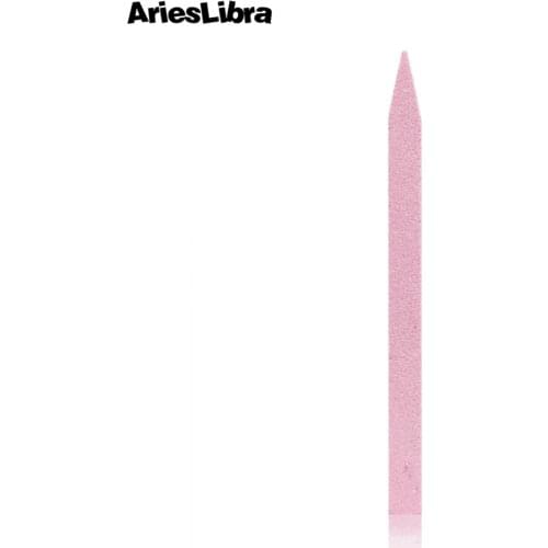 AriesLibra 1pc Nail File Nail Art Pink Sanding File Bar Pumice Stone Cuticle Pusher Nail Art Sanding Nail Buffer Manicure Tool