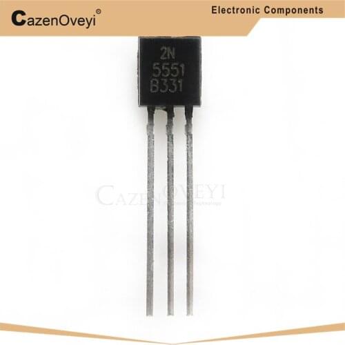 100pcs/lot 2N5551 NPN TO-92 transistor In Stock