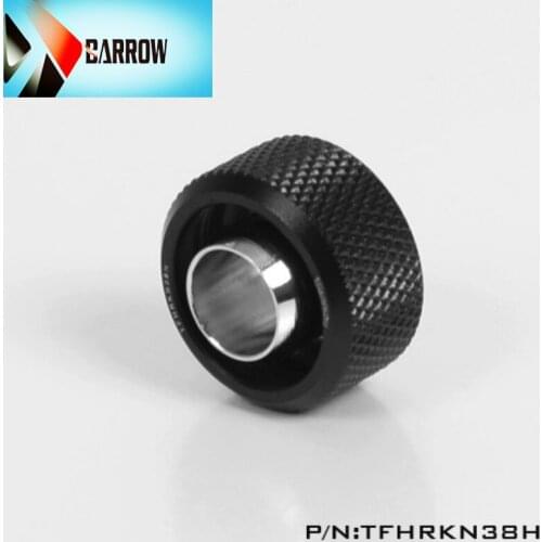 2pcs Barrow G1 /4 10X16mm hose soft tube hand compression fittings computer water cooling build Silver Black White TFHRKN38H