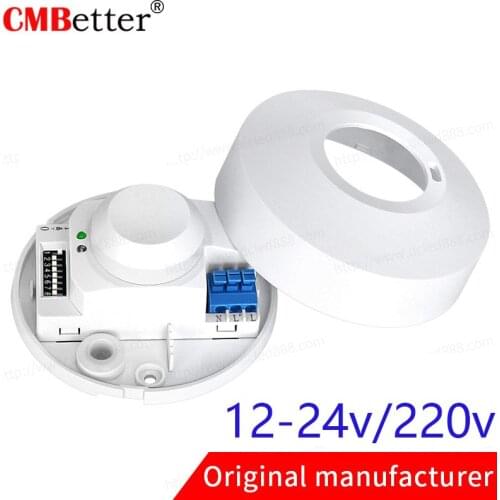 220V1200W Microwave Radar Sensor PIR Occupancy 5.8GHz Body Motion Detector Light Switch DC12V 24V For Light Hottest