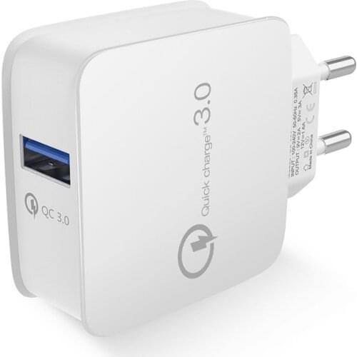 5V 3A QC 3.0 USB Charger for iPhone X Quick Charger 3.0 Wall Charger EU US Adapter for Samsung S9 Mobile Phone Charger