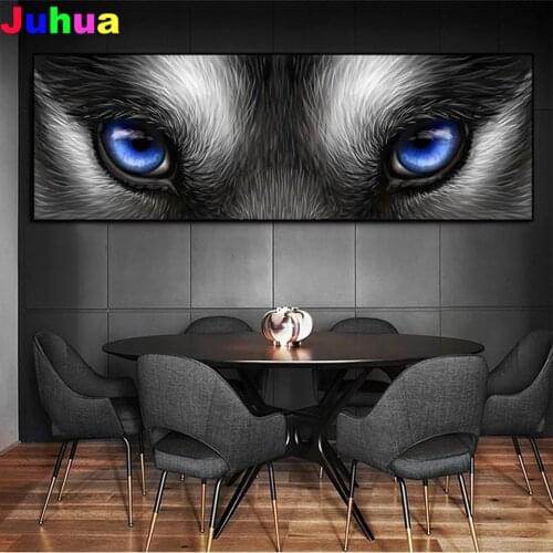 Wolf eye diy Diamond Painting mosaic Diamond stitch Full Square/round 5d animal diamond Embroidery Home decor