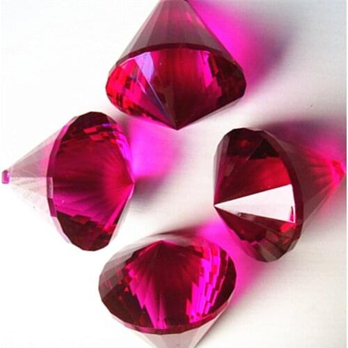 Free shipping 10pcs/lot 40mm crystal diamond ball for Fuchsia crystal chandelier pendant/crystal curtain pendant