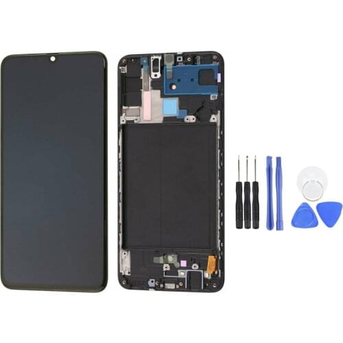 For Samsung Galaxy A70 SM-A705 LCD Display Touch Screen Digitizer Frame