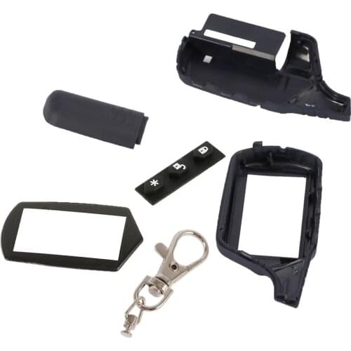 For Starline A91 Key Shell Keychain Case For Russian Version Starline A91 Lcd Remote Two Way Car Alarm System