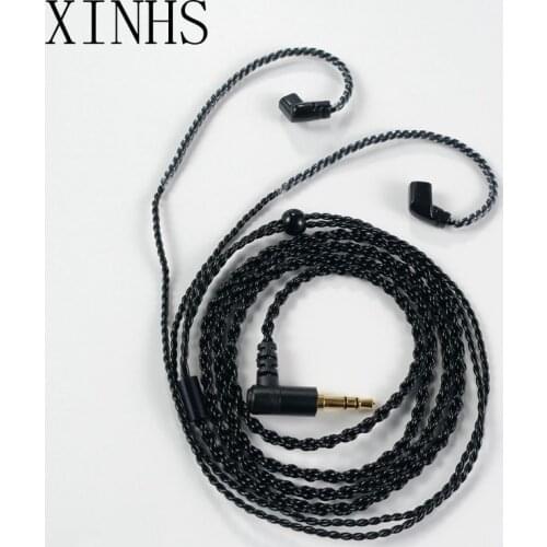 Upgrade Cable 4 Core Silver plate Copper Cable 3.5mm/2.5mm/4.4mm MMCX//QDC/0.78 2Pin for MK3 ST-10s KXXS