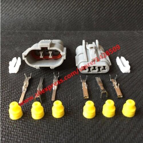 KET 10 Sets 3 Pin MG640329 MG610327 Female And Male Way Waterproof Electrical Wire Connector Plug Auto Connectors