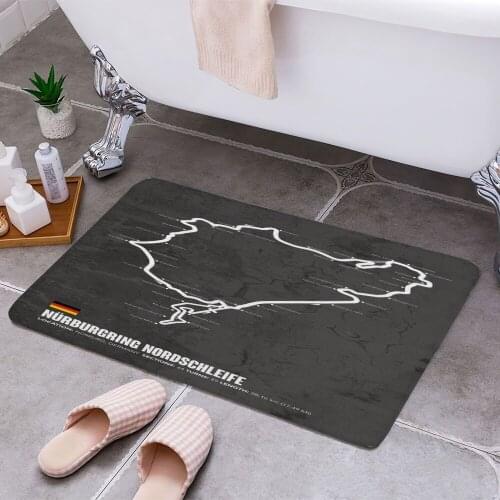 Nordschleife Carpet Areas Rug Non-slip Floor Mat Rug 3D Printing Living Room Bedroom Door Mat Home Decoration