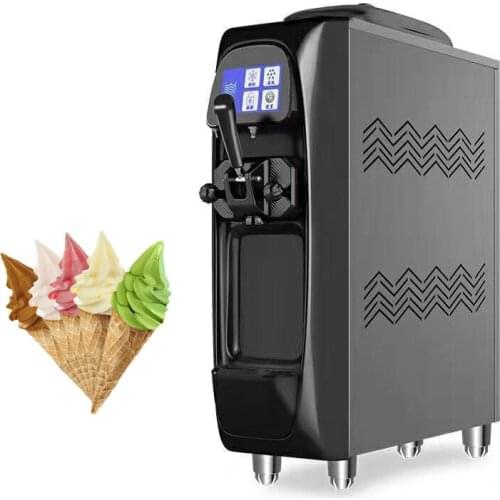 Desktop Monochrome Ice Cream Maker Commercial Ice Cream Maker Mini Automatic Cone Cone Maker Soft Ice Cream Maker