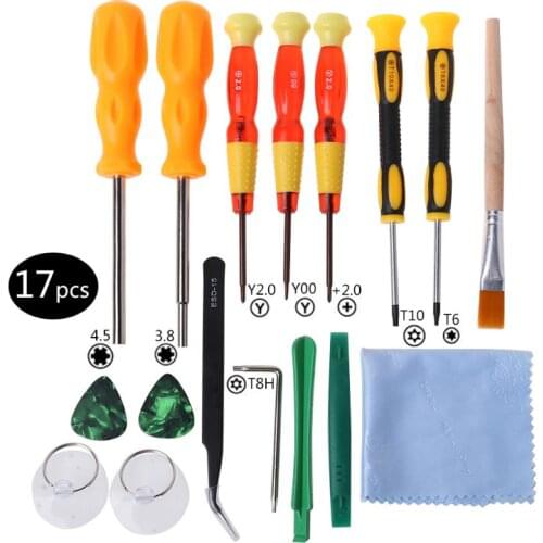 17 in 1 Triwing Screwdriver Game Bit Repair Tool Kit Full Security for nintendo switch Wii NES SNES DS Lite GBA