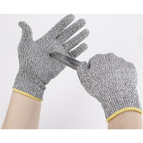 Butterfly Knife Training Gloves Cut Resistant Gloves Grade Level 5 Protection Safety Anti Cut Gloves Kitchen Tools Gloves