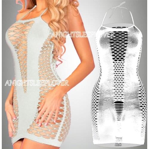 Porn Lingerie Transparent Dress Underwear Open Crotch Women Sleepwear Fetish Erotic Teddies Sexy Body Baby Boll Costume Mujer