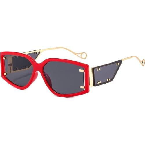 Fashion Vintage Small Frame Steampunk Sunglasses Men Women 2021 New Luxury Brand Designer Travel Rivet Sun Glasses UV400 Shades