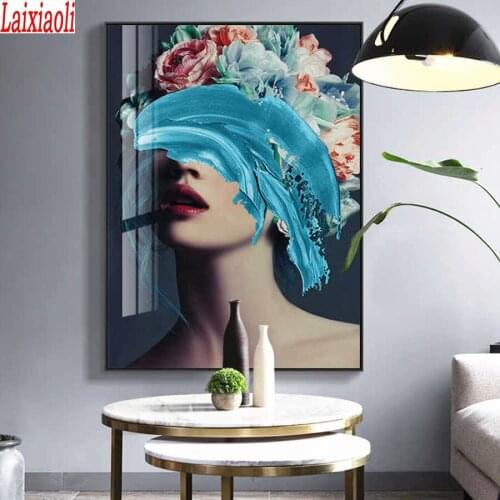 Modern Sexy Woman 3D picture of rhinestones mosaic full embroidery paint with diamonds painting sale crystal beads home decor