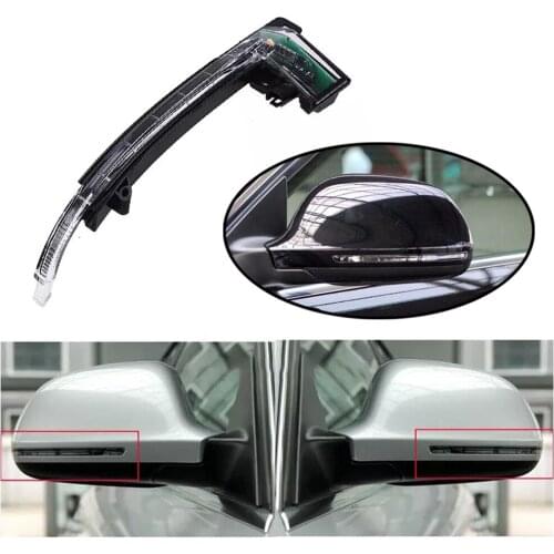 JEAZEA 8K0949101 8K0949101C Left Dynamic Wing Mirror Indicator Blinker Turn Signal Light Lamp For Audi A3 A4 S4 A5 S5 2015 2016