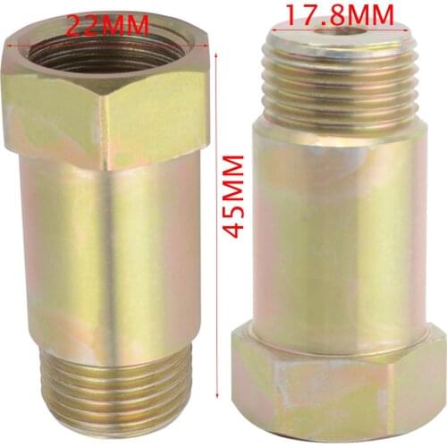 M18x1.5 O2 Oxygen Sensor Bung Test Pipe Extension Extender Oxygen Sensor Adapter Universal Car Part