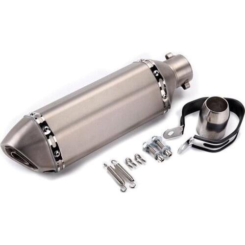 Universal Motorcycle Dirt Bike Exhaust Escape Modified Scooter Exhaust Muffle Fit for Most Motorcycle ATV CB600 R3 R6 FZ6 CB600F