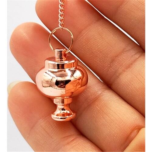 Ya.x Pendant Healing Pyramid spiritual pendule de Reiki pendulums for dowsing Copper meatl Charms Chakra Amulet